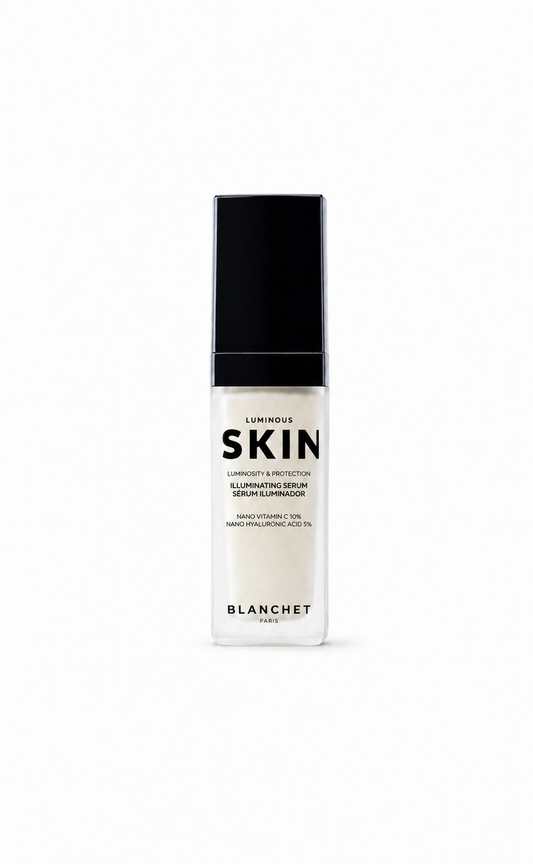 Luminous Skin, sérum iluminador com Vitamina C e ácido hialurônico, Blanchet Paris